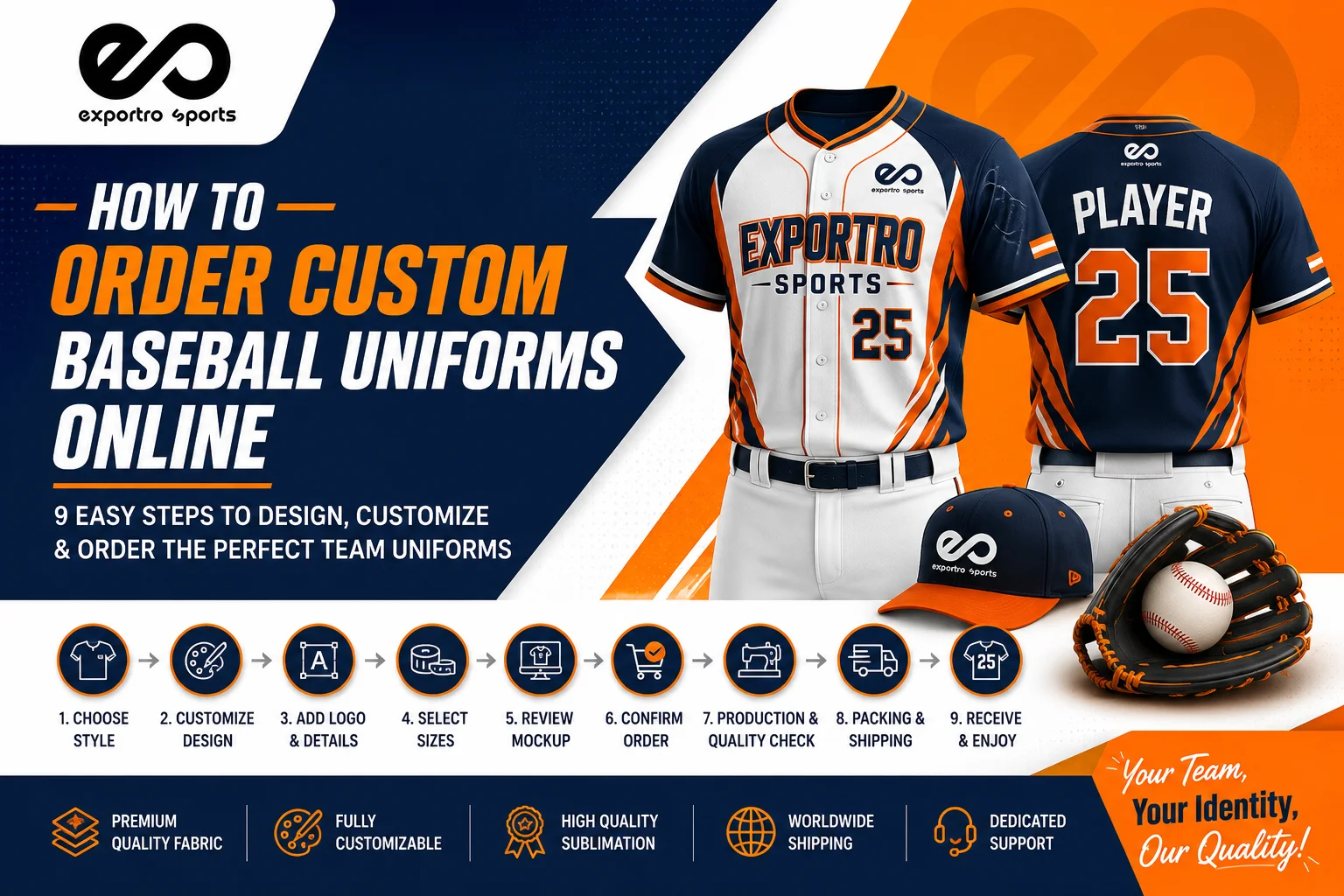 How to Order Custom Baseball Uniforms Online