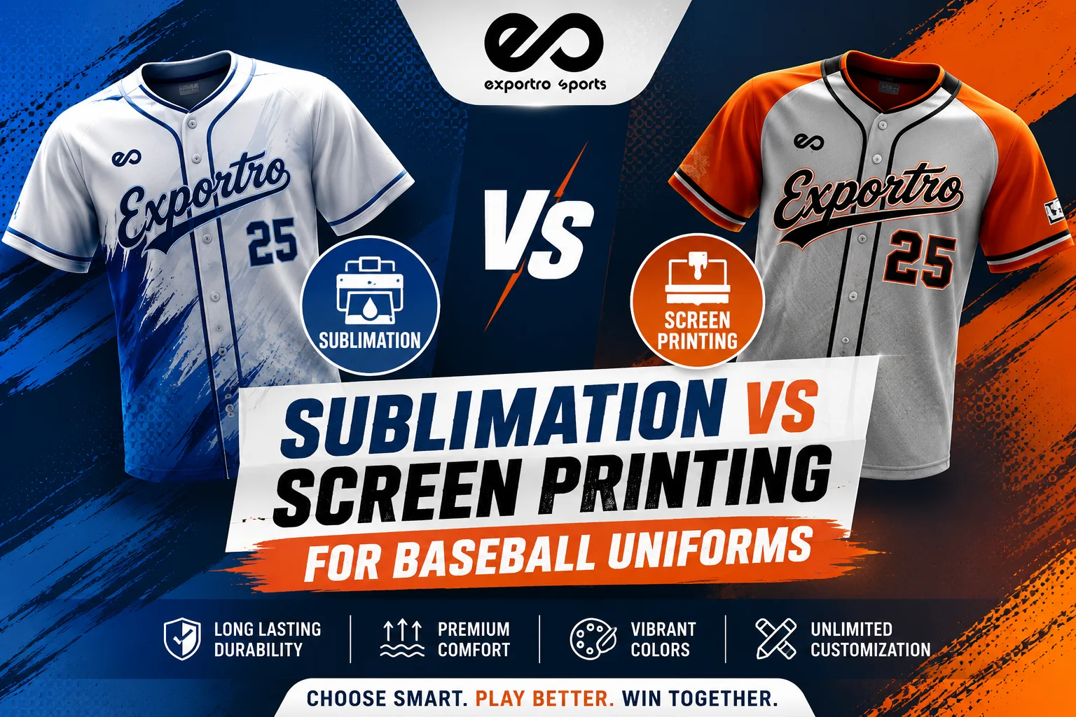 Sublimation vs Screen Printing for Baseball Uniforms