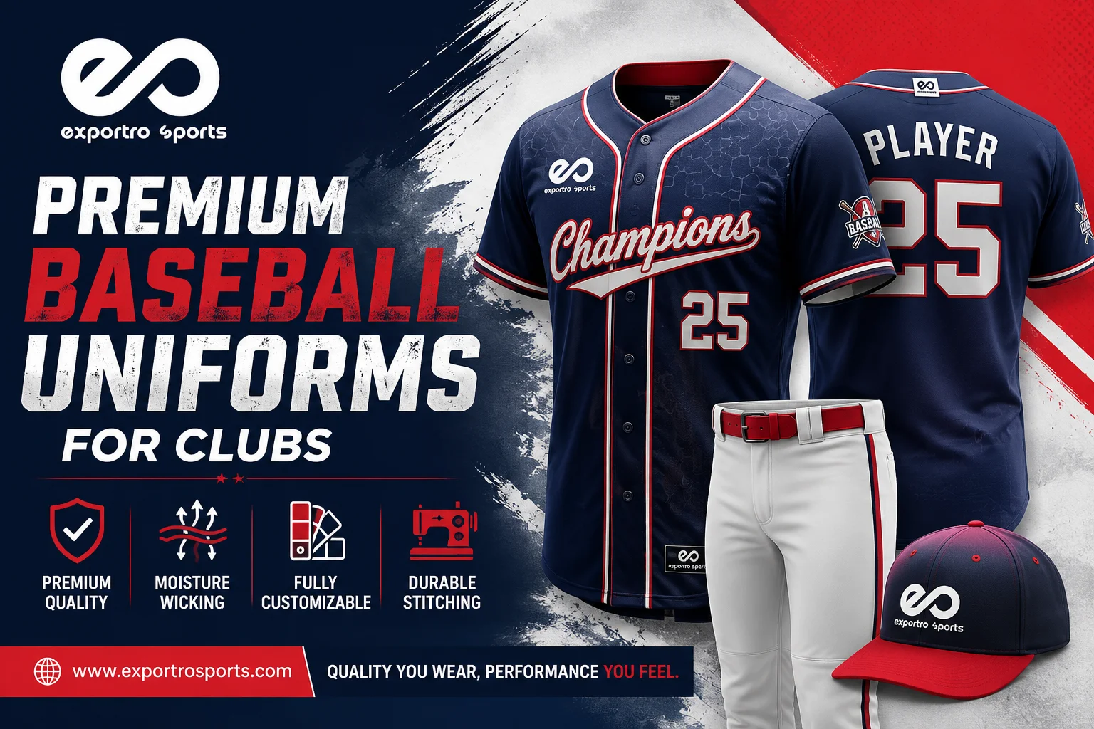 Premium Baseball Uniforms for Clubs