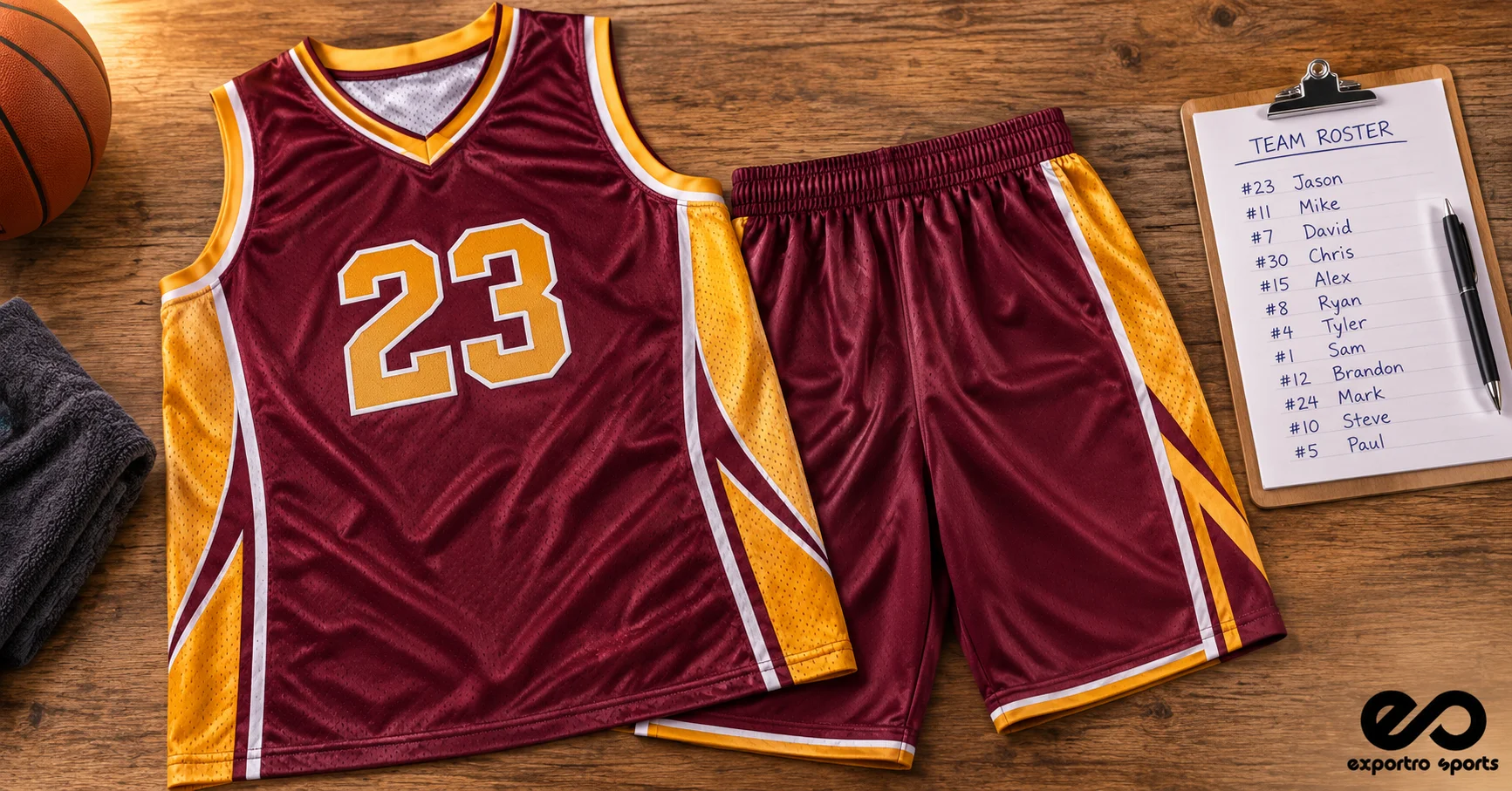Small Basketball Team Uniforms